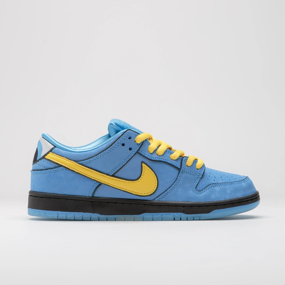 Power puff girls blue dunks size 3C toddler girl